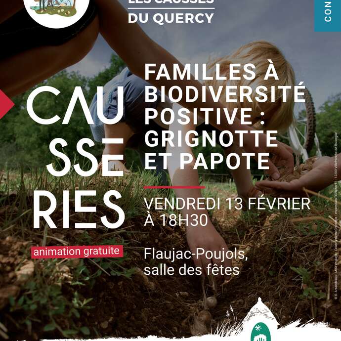 Familles à biodiversité positive Grignotte et papote