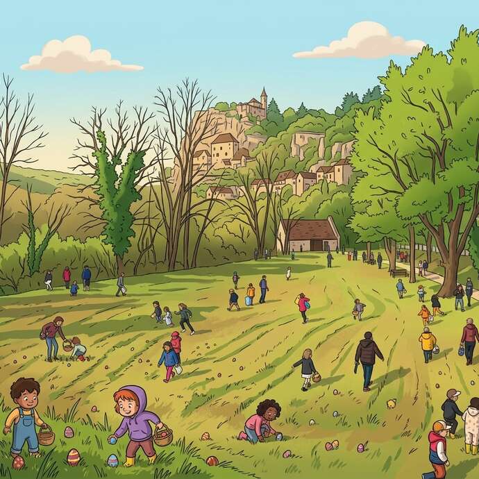 Pâques de choc à Rocamadour !