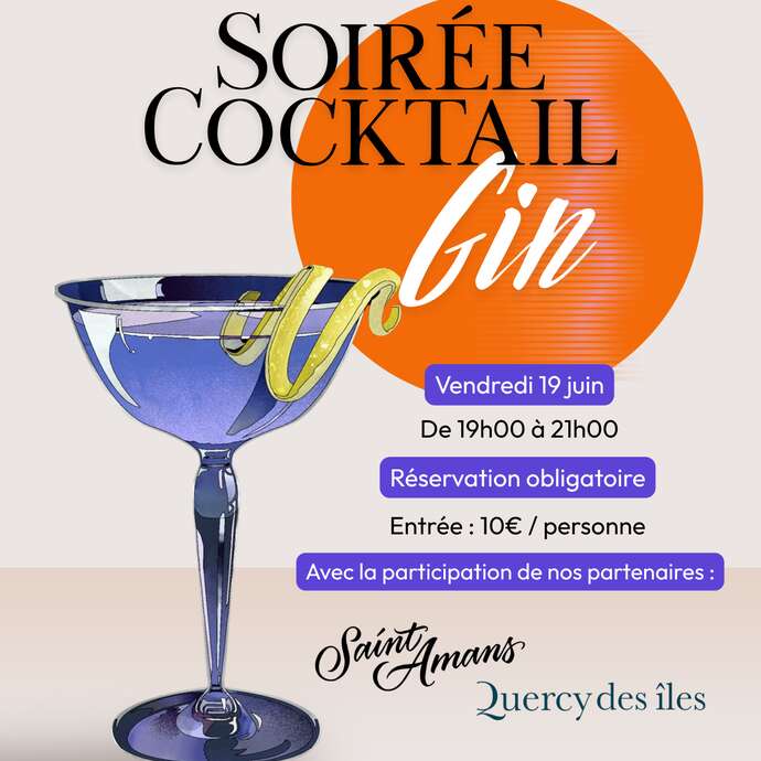 Soirée Gin et Cocktails à l'Atrium