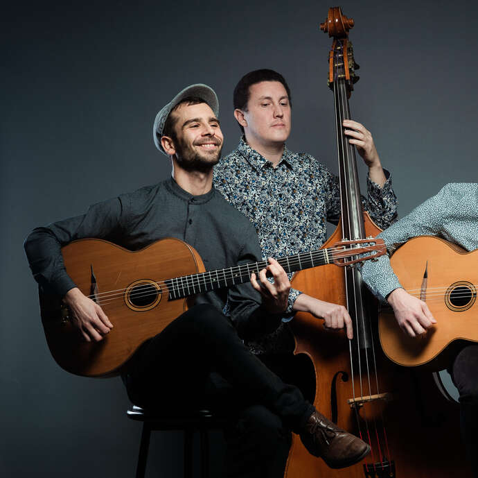 The Jazz Bicravers en concert pour le Folk Club de Cahors avec Jazz Manouche