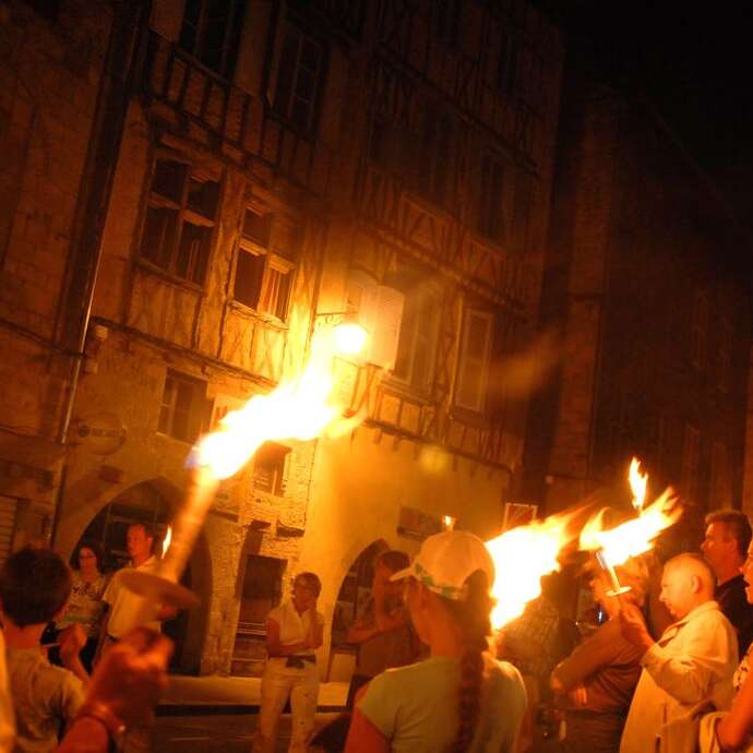 Visite Guidée Nocturne de Figeac "Balade nocturne au Moyen Âge"