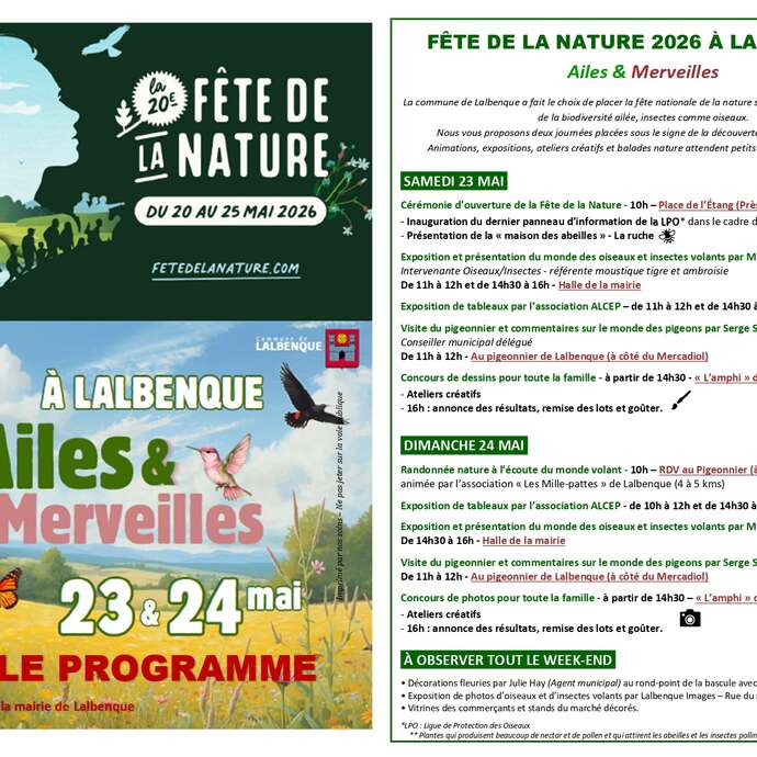Fête de la Nature à Lalbenque