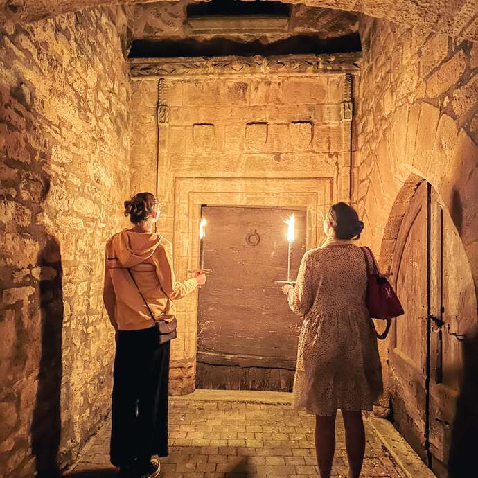 Visite aux Flambeaux de la Cité Médiévale de Gourdon