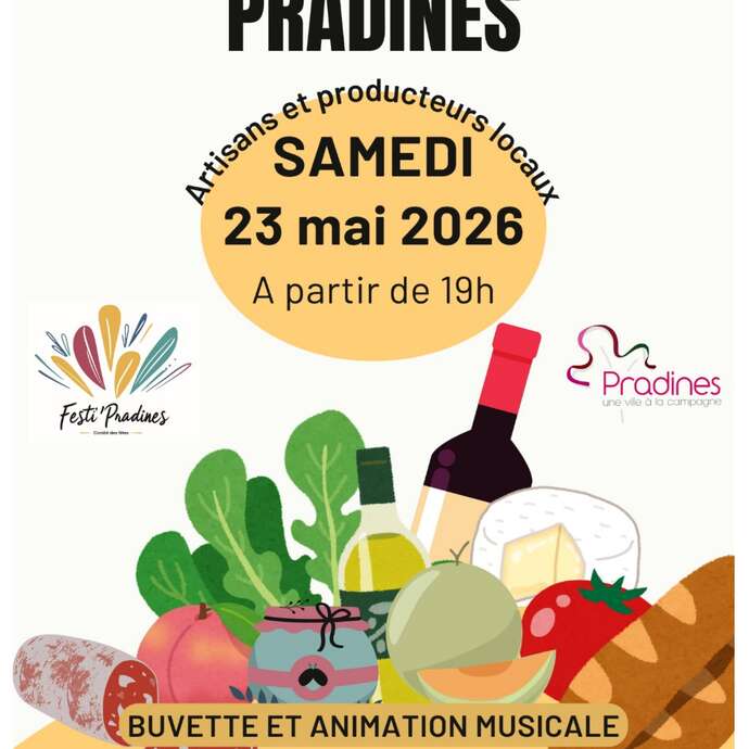 Marché gourmand à Pradines