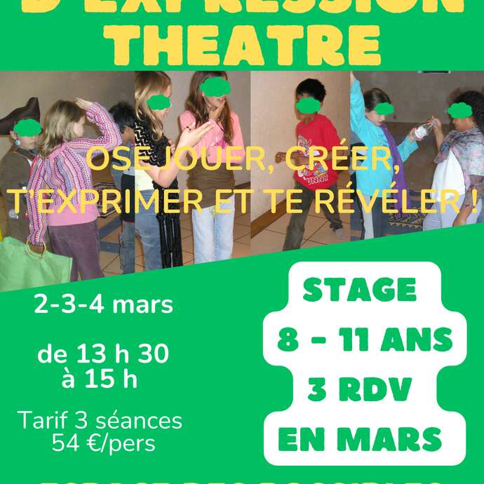 Ateliers d’expression créatrice théâtre à Figeac