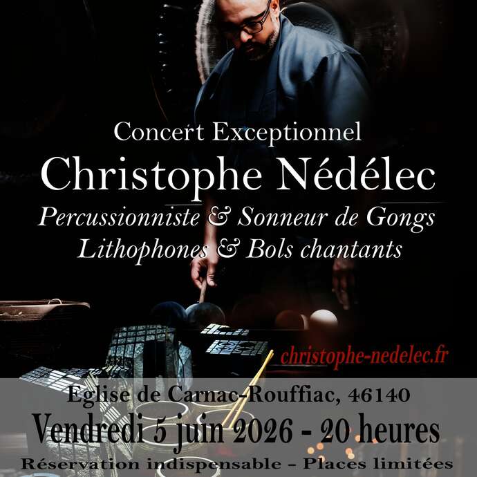 Concert exceptionnel Christophe Nédélec