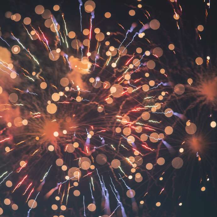 Feu d'artifice à Bretenoux