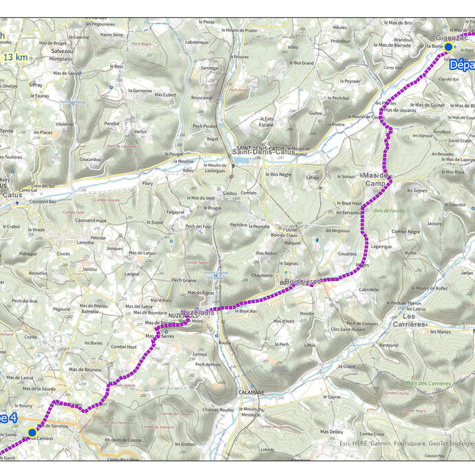Transhumance Rocamadour - Luzech : étape Gigouzac- Crayssac