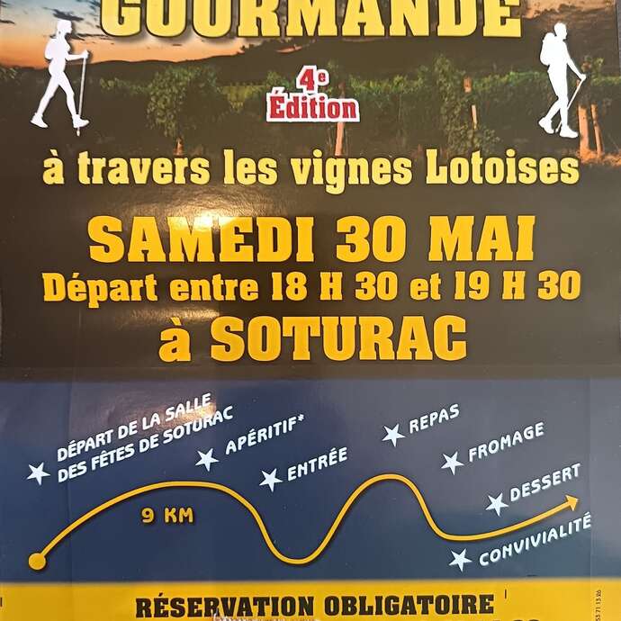 Randonnée gourmande à Soturac