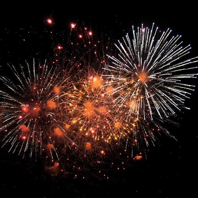 Feu d'artifice à Caillac