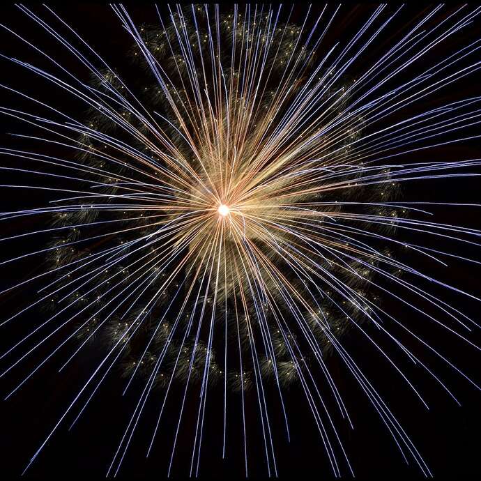 Feu d'artifice à Lherm