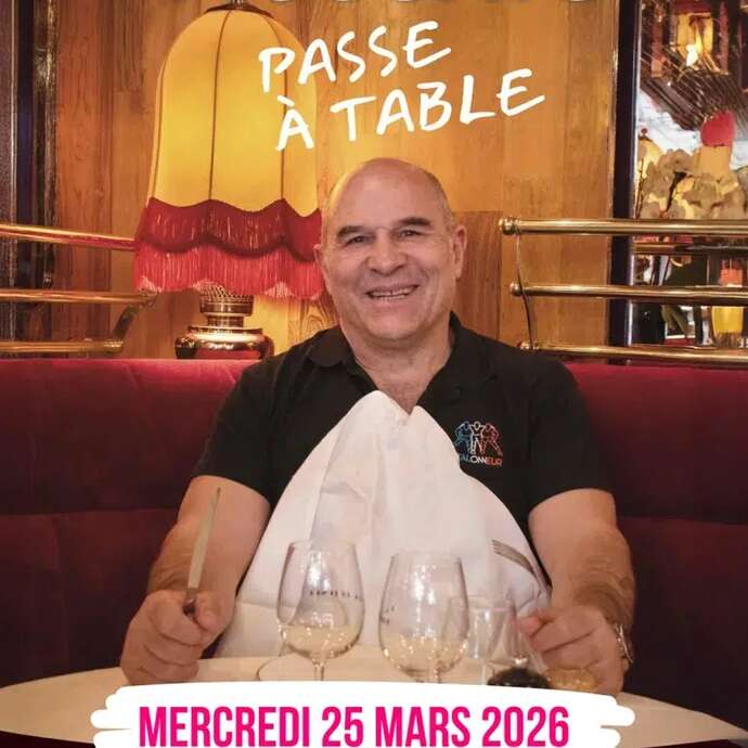 One man show : Moscato passe à table