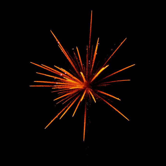 Feu d'artifice du Marché de Noël de Saint-Laurent-Les-Tours