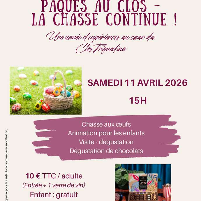 Pâques au Clos - La chasse continue !