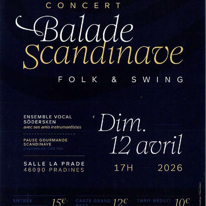 Concert balade Scandinave à la Prade