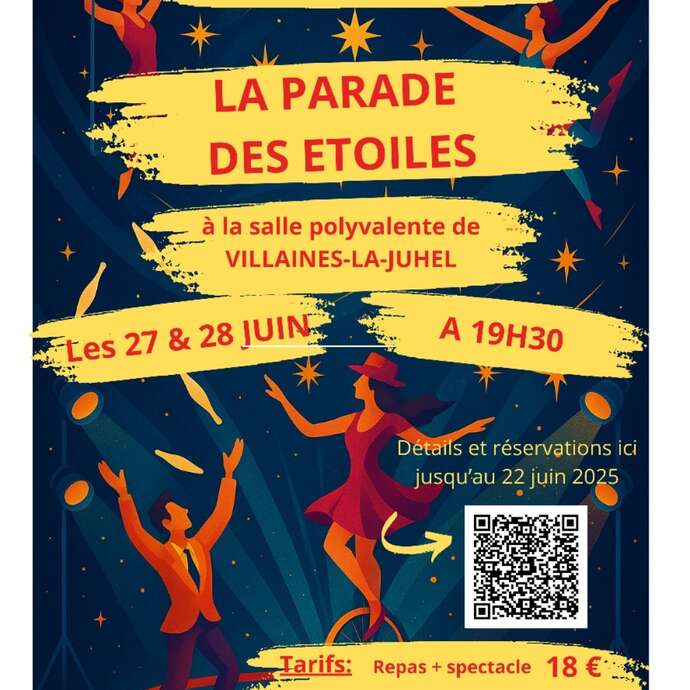 Soirée Cabaret Cirque: La Parade des étoiles