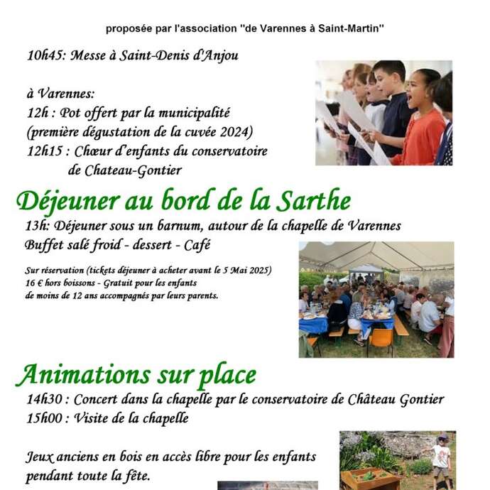 FETE DE VARENNES A SAINT MARTIN