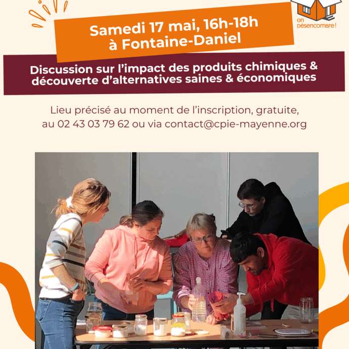 ATELIER DE DISCUSSION : PRODUITS CHIMIQUES VS PRODUITS SAINS