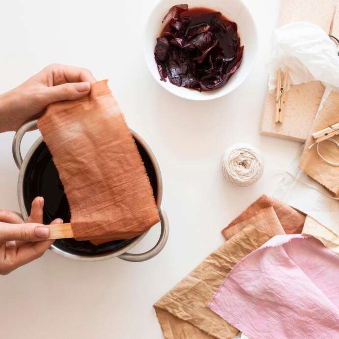 DECOUVERTE DE LA TEINTURE VEGETALE AVEC L'ETINBULLE
