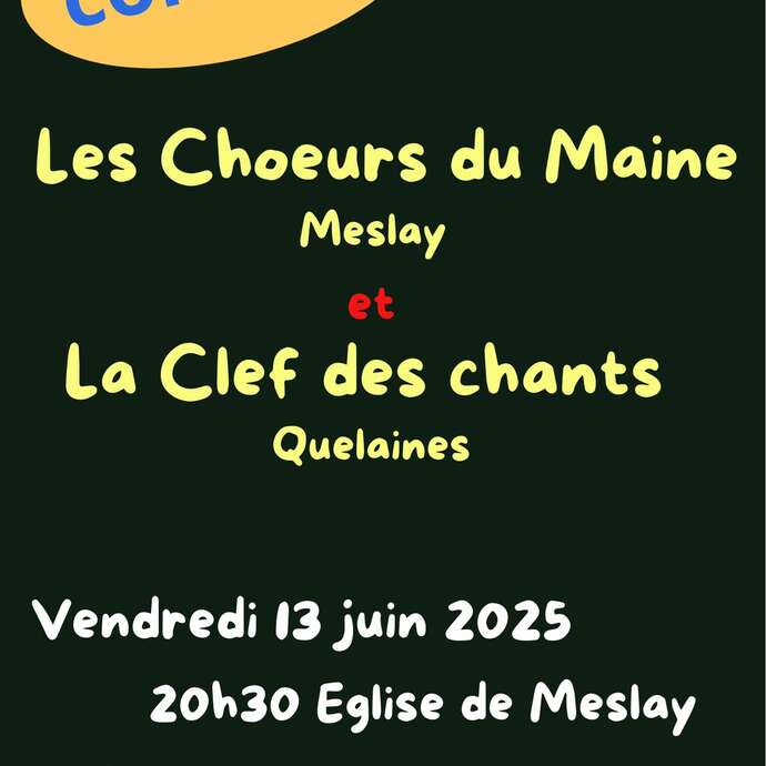 CONCERT - Choeurs du Maine