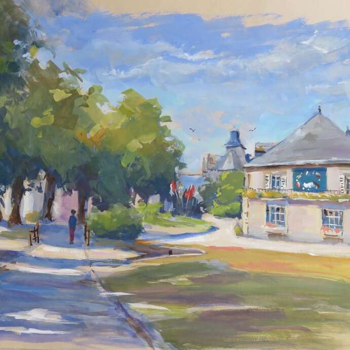 Exposition de peintures de Valérie Guesnay