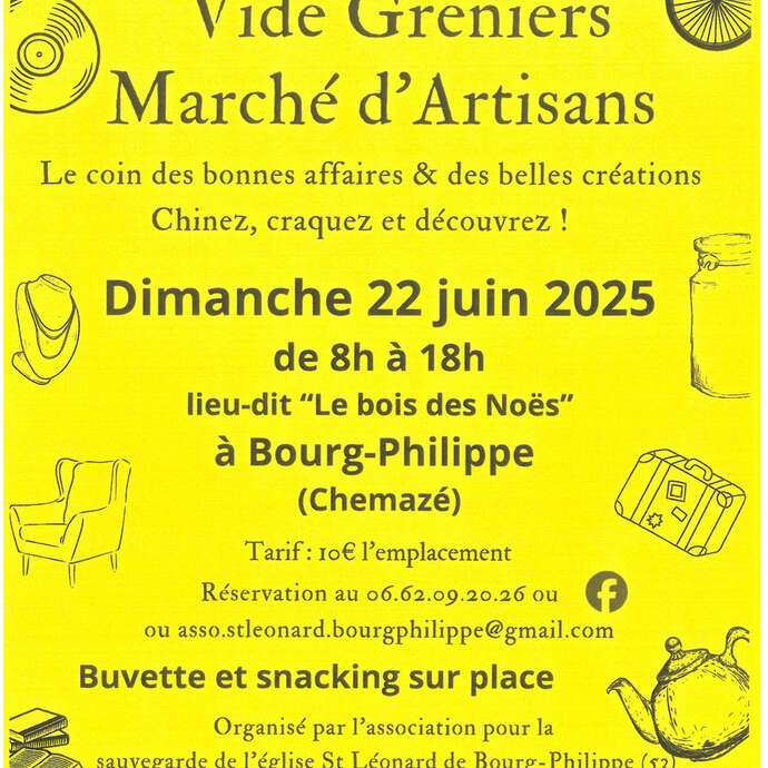 VIDE GRENIER ET MARCHÉ D'ARTISANS