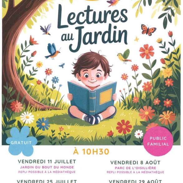 LECTURES AU JARDIN LECTURES AU JARDIN