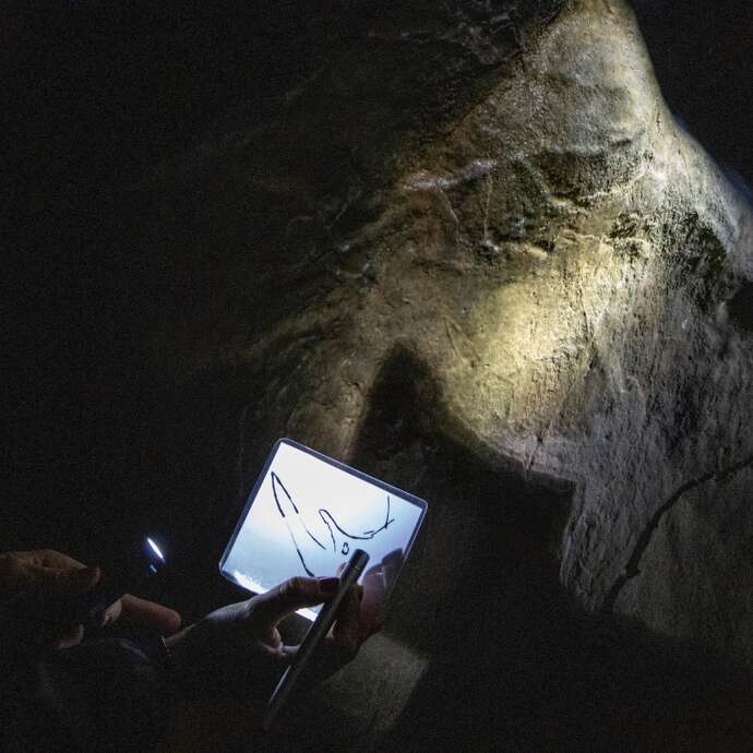L'art gravé de la grotte Margot