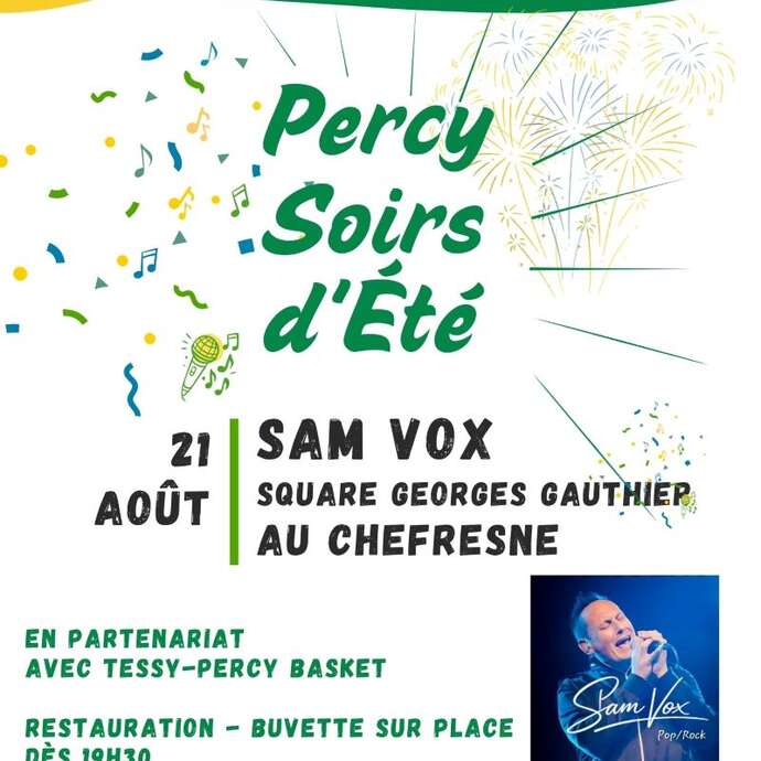 Percy Soirs d'été | Sam Vox