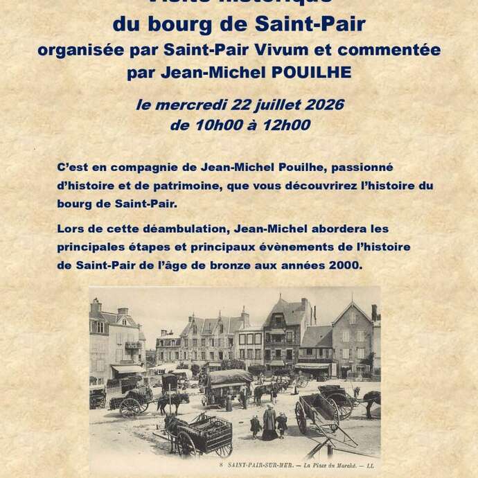 Visite guidée du bourg de Saint-Pair