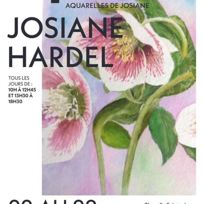 Exposition « Aquarelles de Josiane » de Josiane Hardel