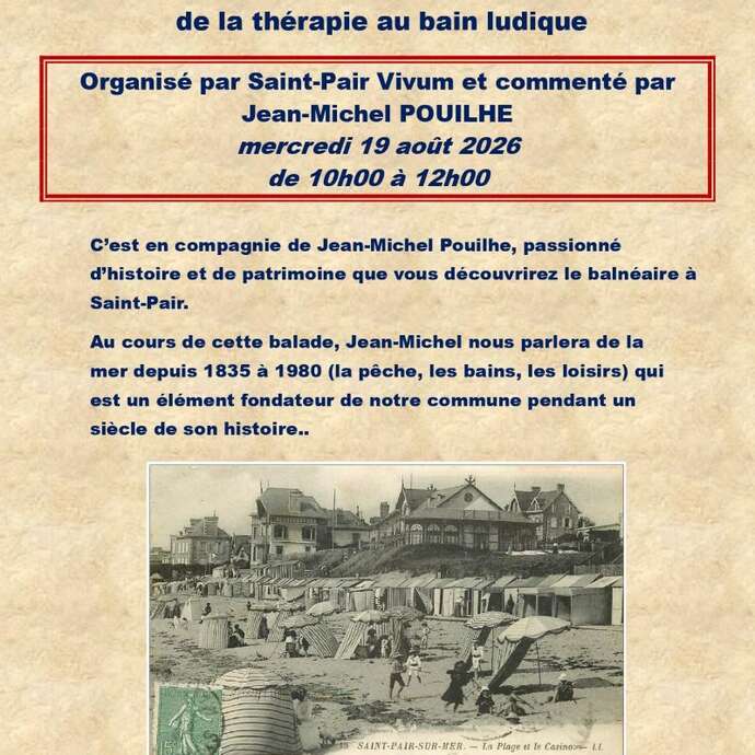 Visite guidée - Le balnéaire à Saint-Pair