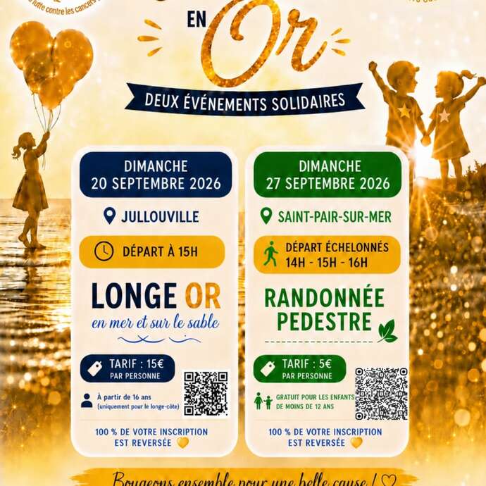 Marche caritative dans le cadre de Septembre en Or