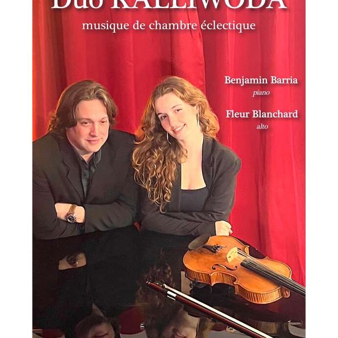 Duo Kalliwoda : musique de chambre éclectique : Benjamin Barria piano, Fleur Blanchard alto
