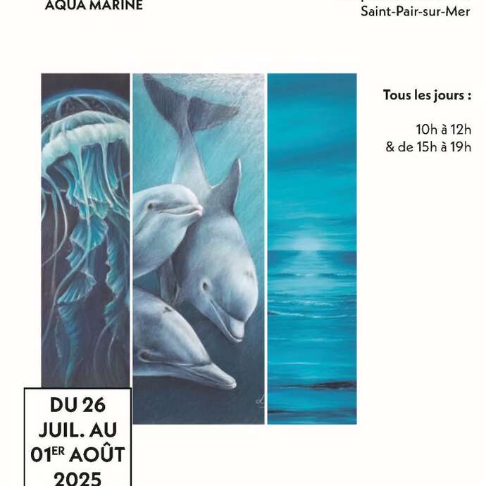 Exposition : "Aqua Marine" de Elisabeth Baudouin