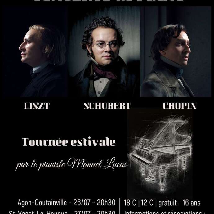 Concert de piano : Spirituels & Romantiques