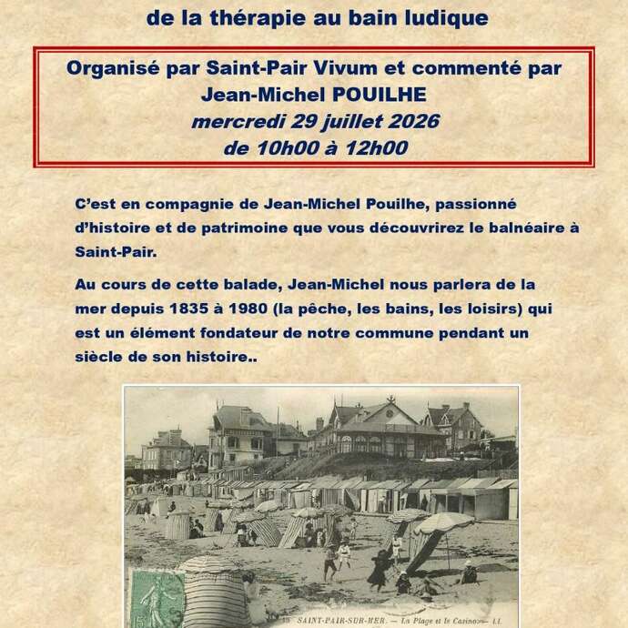 Visite guidée - Le balnéaire à Saint-Pair