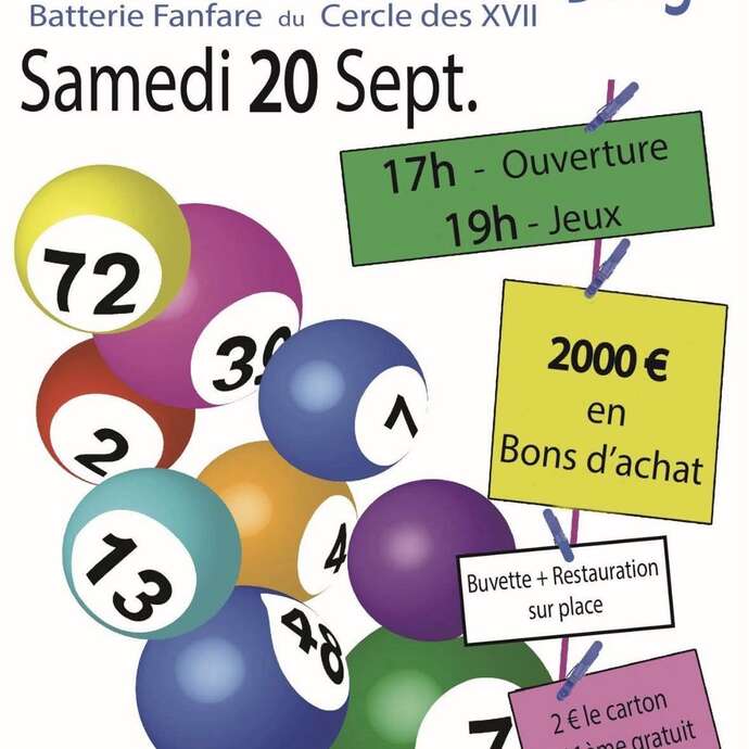 Loto du Cercle des XVII