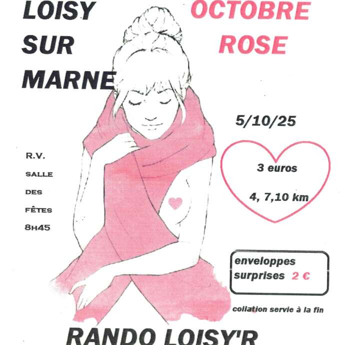 Octobre rose : Rando Loisy'r