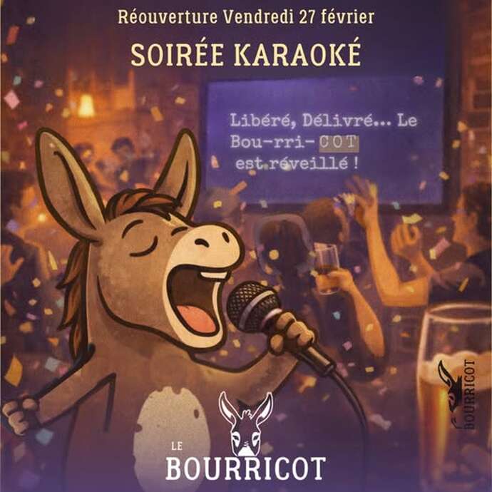 Soirée Karaoké au Bourricot
