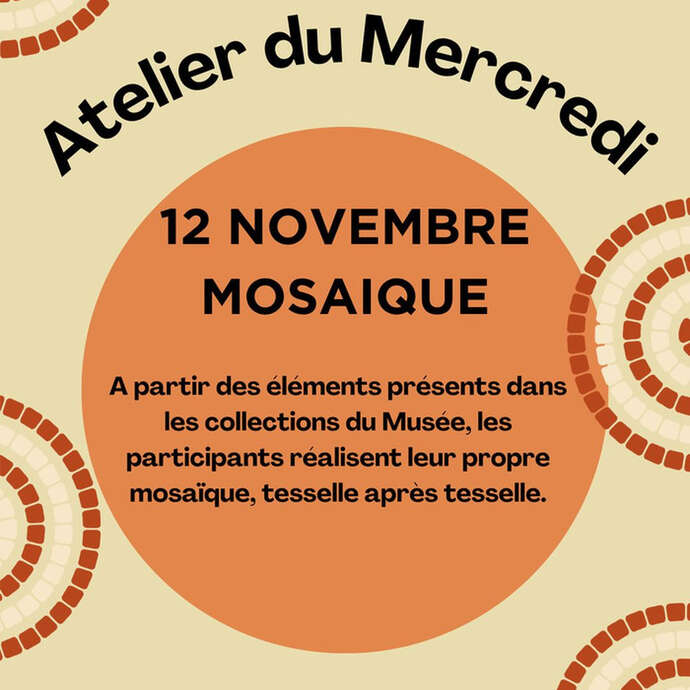 Atelier du Mercredi : mosaïque