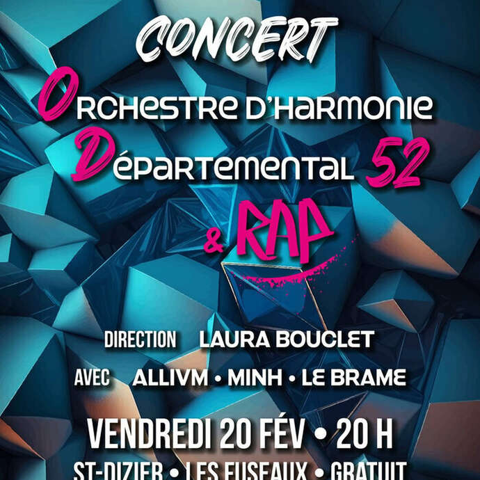 Concert de l’Orchestre d’Harmonie Départemental 52 & Rap