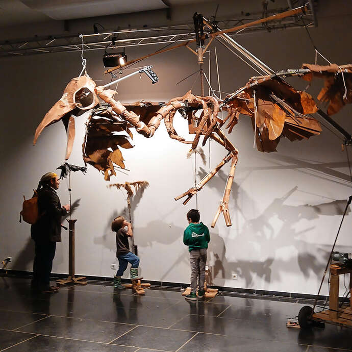 Animations de rue : mechaniek de l'envol