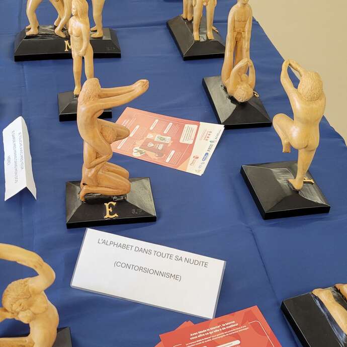 Exposition sculptures "Atelier d'art Jp Surugue"