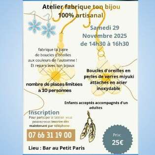 Atelier "Fabrique ton bijou"
