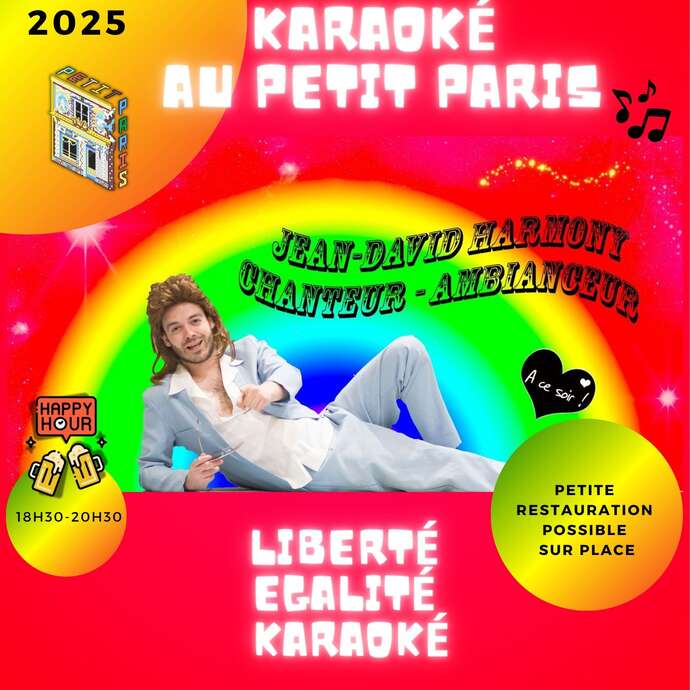 Soirée Karaoké avec Jean-David Harmony