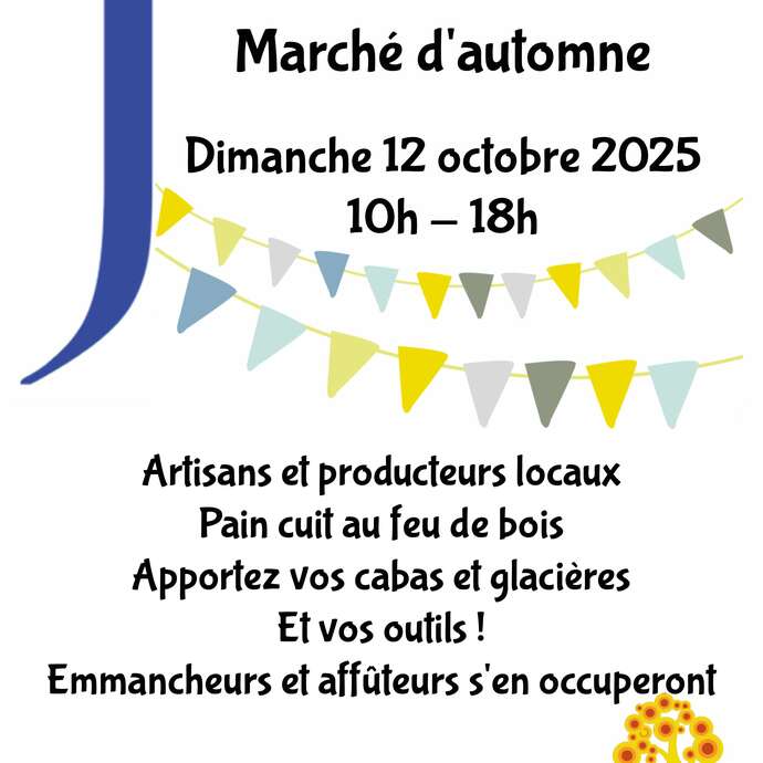 Marché d'automne à l'Abbaye de Jovilliers