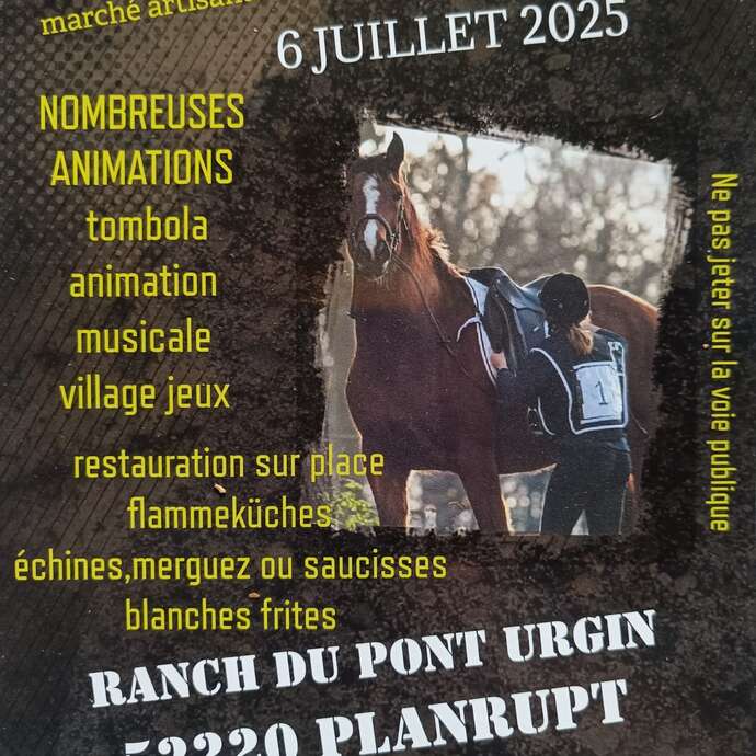 Porte ouverte à la Ferme Du Ranch du Pont urgin