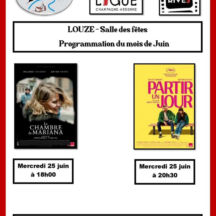 Cinéma itinérant : à l'affiche "La Chambre de Mariana" & "Partir un Jour"