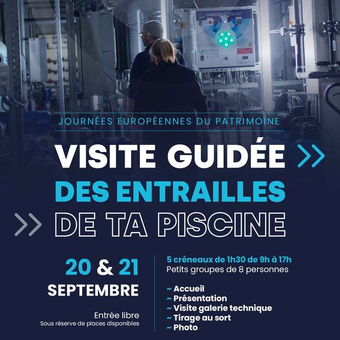 Journées du Patrimoine : Visite Guidée des Entrailles du Centre Aquatique "La Presqu'île"